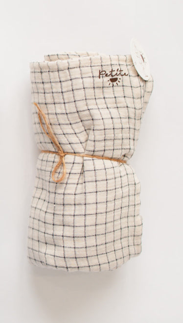 Plaid Swaddle Blanket