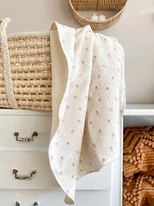 Strawberry Muslin Blanket