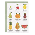 Load image into Gallery viewer, Fruit Pregnancy Greeting Card
