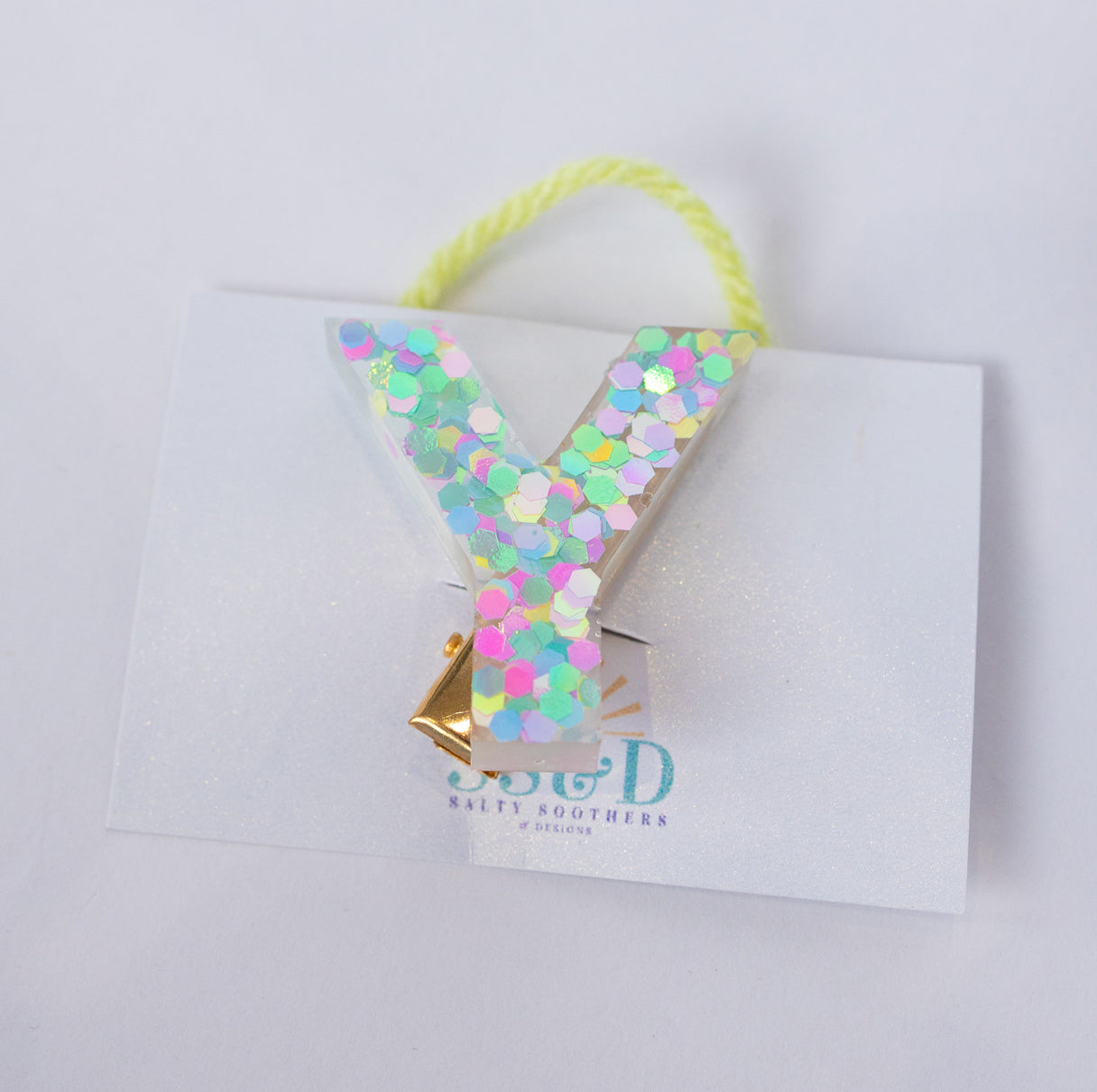 Sparkle Letter Clips