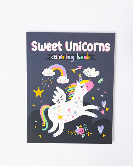 Sweet Unicorns Coloring Book