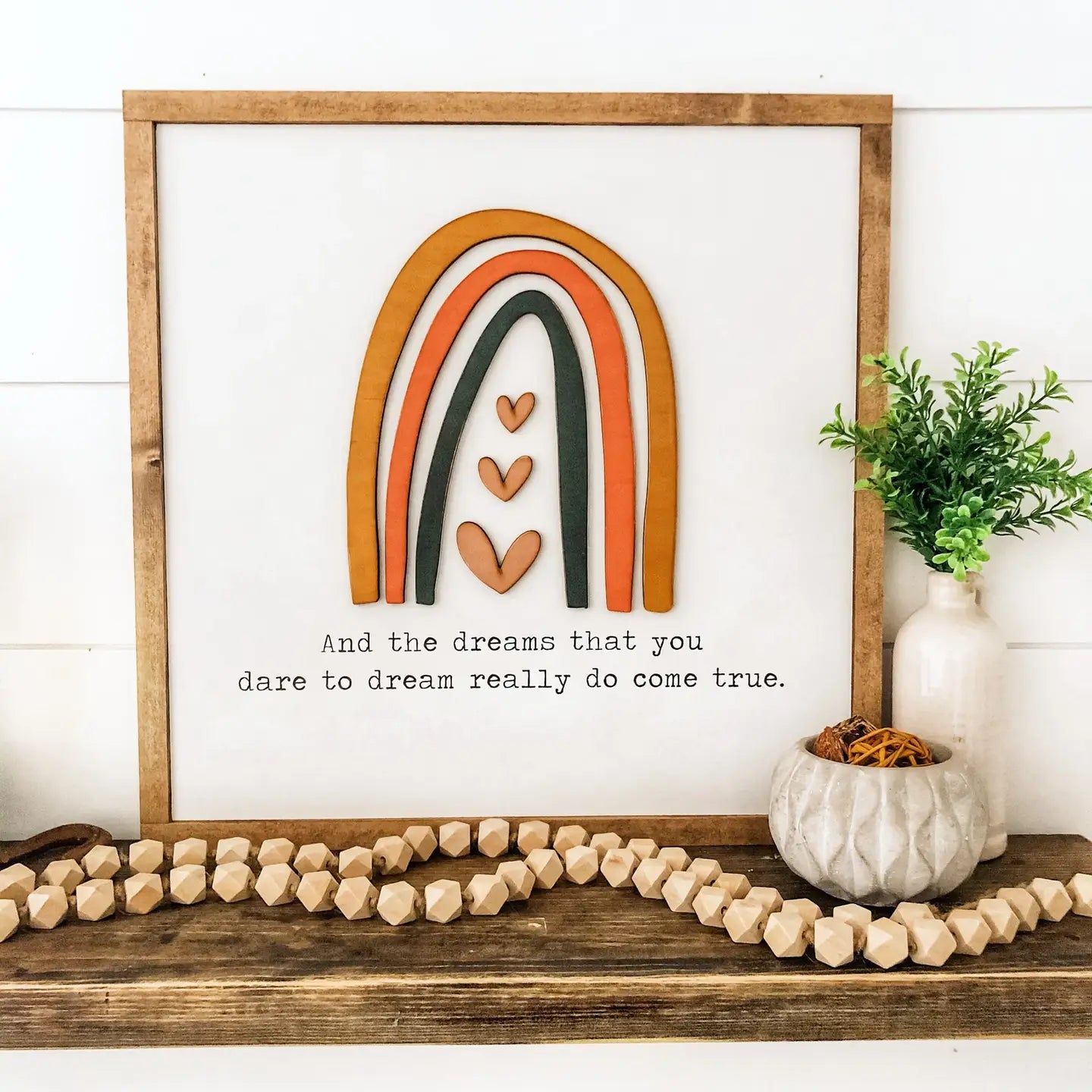 Rainbow Nursery Sign