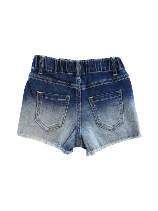 Star & Rhinestone Denim Shorts