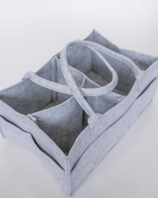 Grey Diaper Caddy