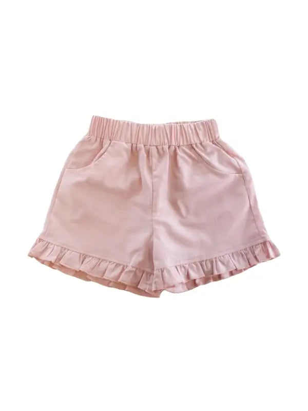 Ruffle Hem Shorts