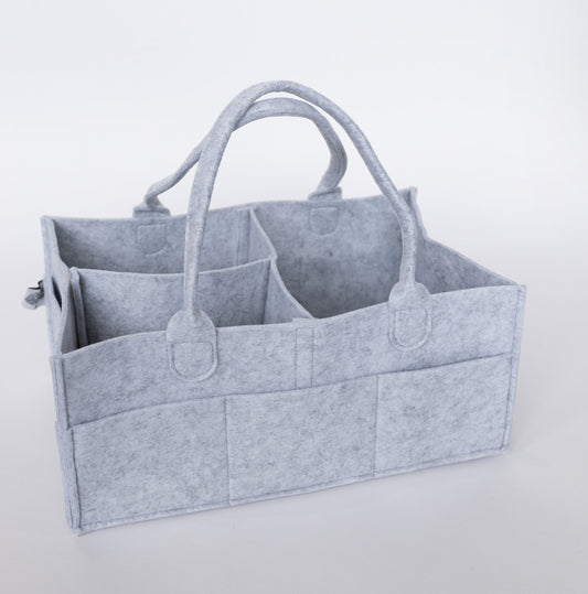 Grey Diaper Caddy