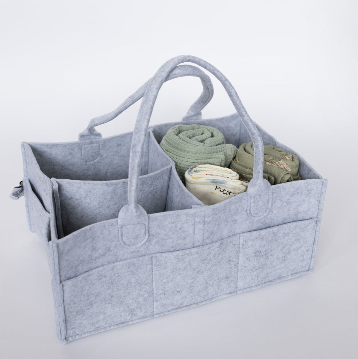 Grey Diaper Caddy