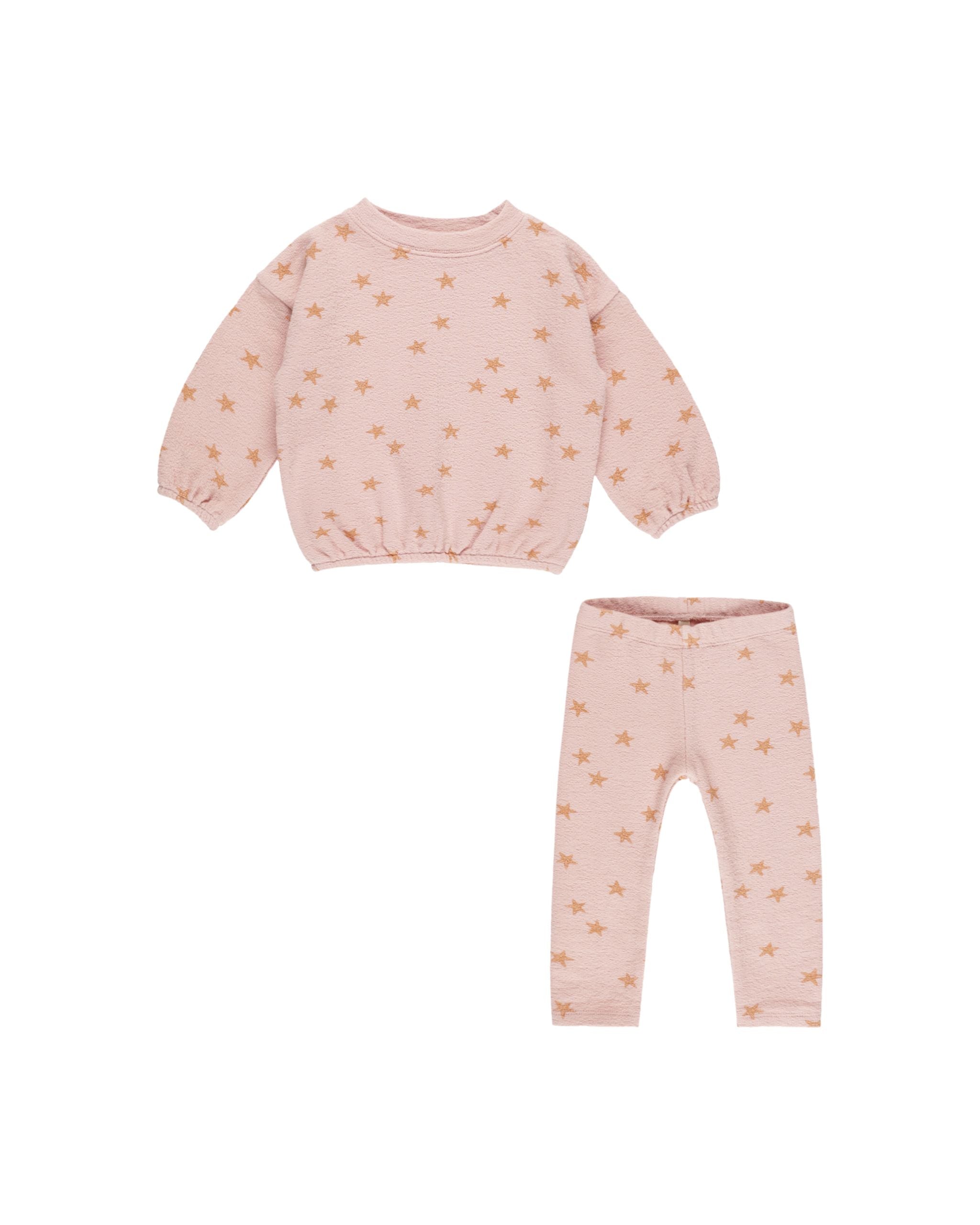 Rylee & Cru Spongy Knit Set || Starfish