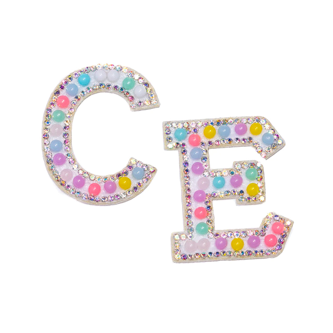 Becco Bags Pastel Pearl Letter Patches