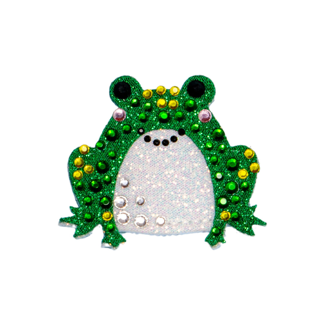 Becco Bags Ribbit! Frog Rhinestone Patch