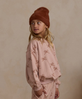 Load image into Gallery viewer, Young girl wearing Rylee + Cru Relaxed Bow Jogger Set
