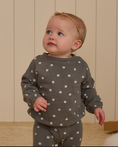 Load image into Gallery viewer, Baby wearing Rylee + Cru Spongey Polka Dot Knit Set 
