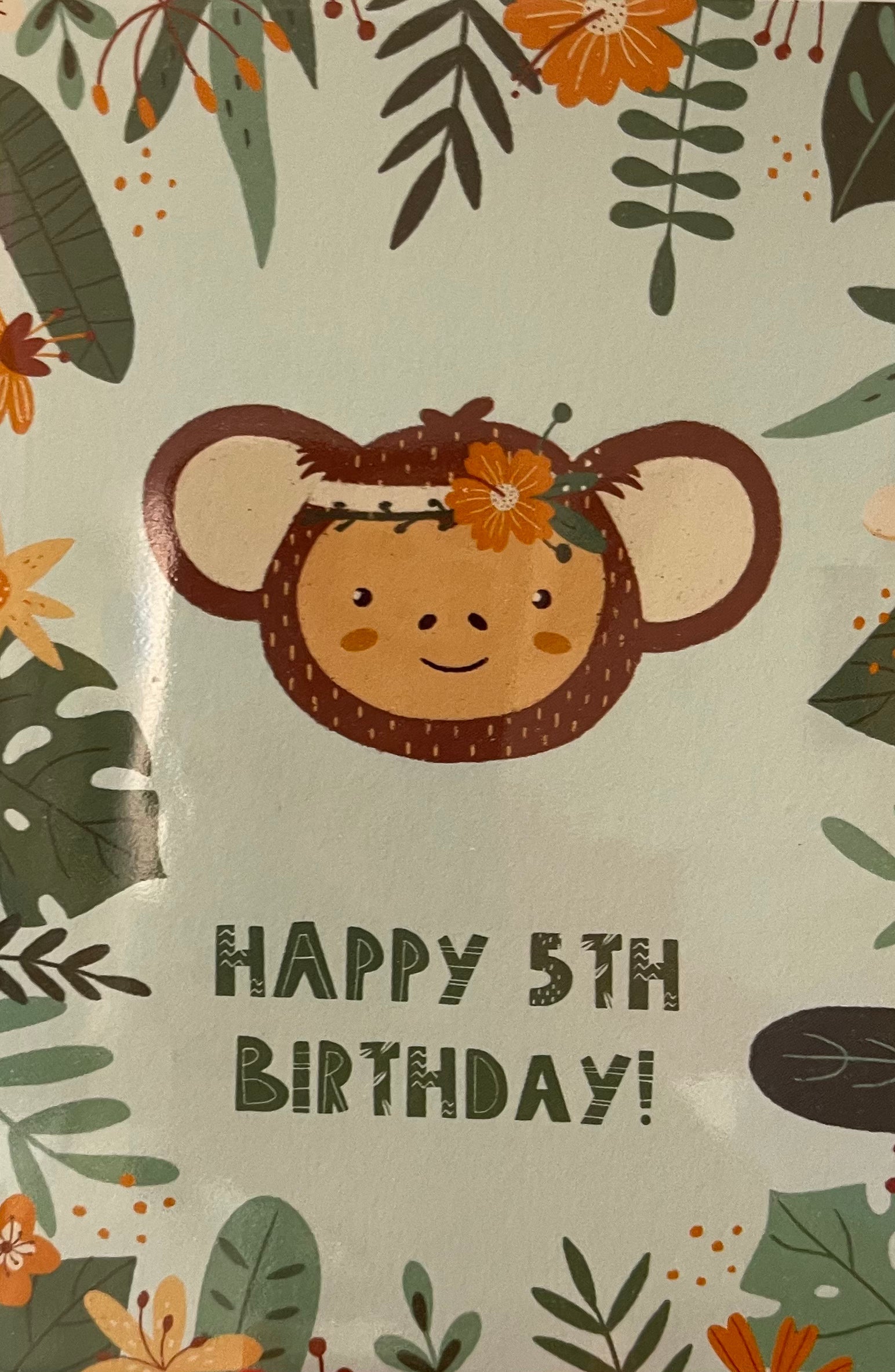 Happy 5th Birthday Card